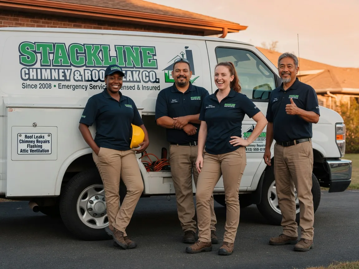 Chimney flashing repair company in North Springfield, PA